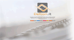 Desktop Screenshot of defcon.it