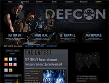 Tablet Screenshot of defcon.org